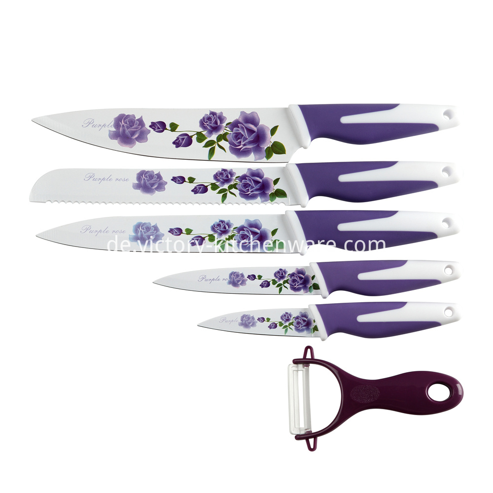 Küchenmesser mit beschichteter Klinge kitchen knife with coated blade
